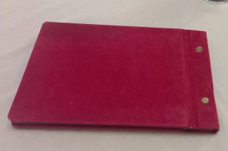 Album antico per cartoline