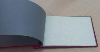 Album antico per cartoline