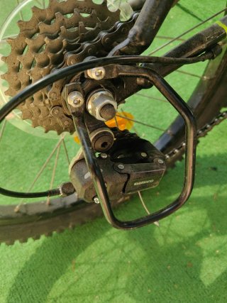 Bicicleta B'Twin Roja y Negra
