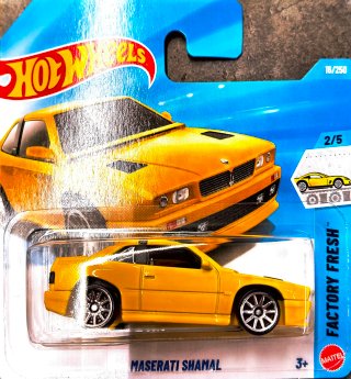 Hot Wheels Maserati Shamal Giallo