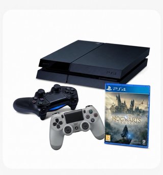 PS4 + 2 Mandos + Hogwarts Legacy
