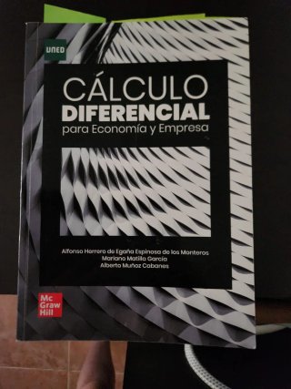 Cálculo DIFERENCIAL para Economía y Empresa