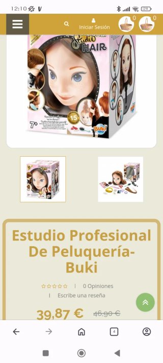 Cabeza de peluquería Buki