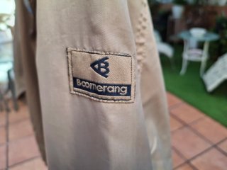 Cortavientos Boomerang Marrón y Negro