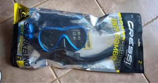 CRESSI A1 Anti Fog+Epsilon SPE Dry Set Snorkeling