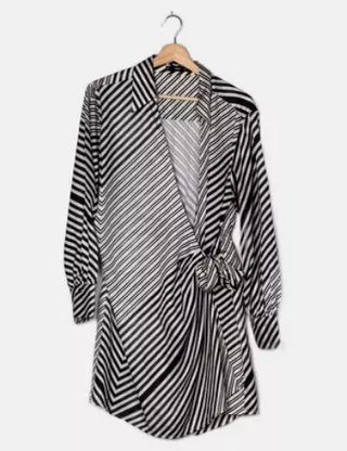 Vestido Mango rayas L