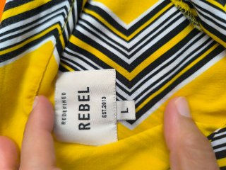 Camisa Rebel Retro Zigzag Talla L