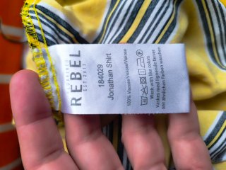Camisa Rebel Retro Zigzag Talla L