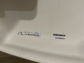 Silla alta blanca para niños