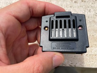 Nintendo 64 Jumper Pak Originale NUS-008 Grigio Sc