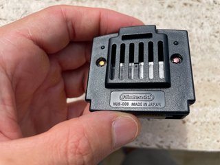 Nintendo 64 Jumper Pak Originale NUS-008 Grigio Sc