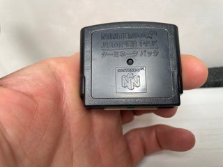 Nintendo 64 Jumper Pak Originale NUS-008 Grigio Sc
