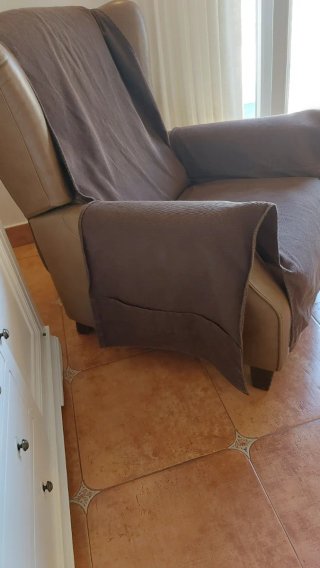 Funda sillón orejero algodón