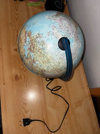 Lámpara Globo terráqueo educativo