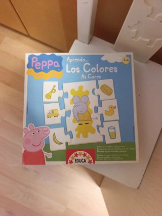 Puzzle Peppa Pig Aprendo Los Colores