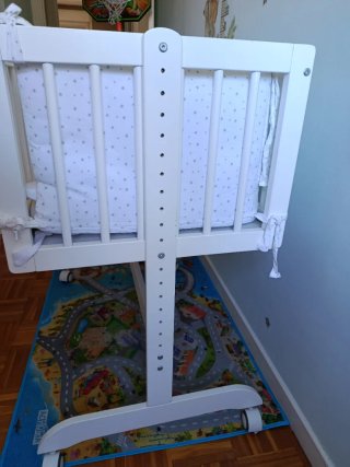 Minicuna colecho blanca