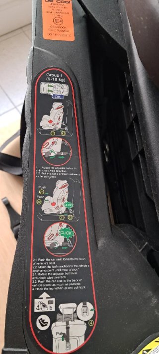Silla coche 9-36 kg Isofix