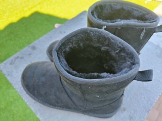 Botas afelpadas negras