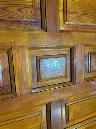 Puerta de calle panelada