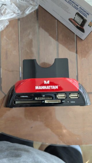 Docking Station Disco Duro Manhattan Lector Tarjet