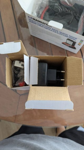 Docking Station Disco Duro Manhattan Lector Tarjet