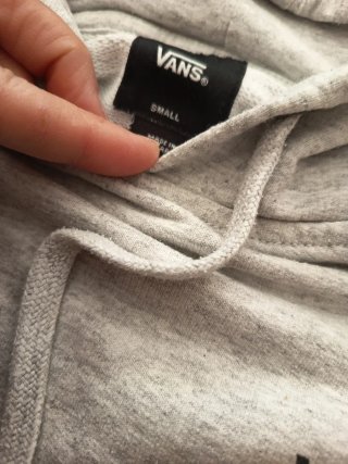 Sudadera Vans Gris y Verde Talla S