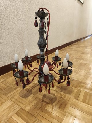 Lámpara de araña 8 brazos