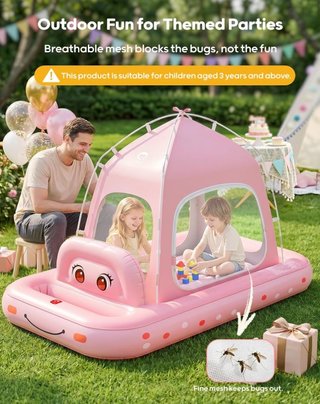 Cama Inflable Tienda Niños QPAU