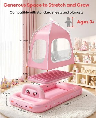 Cama Inflable Tienda Niños QPAU