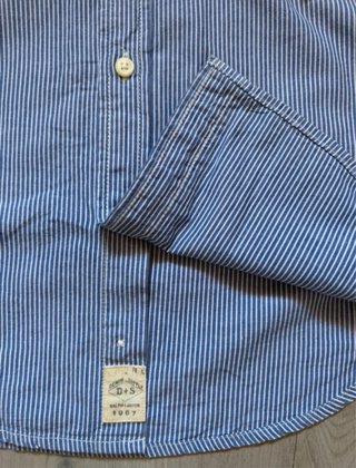 Camicia Ralph Lauren righe blu e bianche