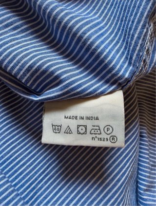 Camicia Ralph Lauren righe blu e bianche