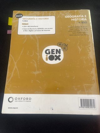 Geografía e Historia 4º ESO. Libro del estudian...