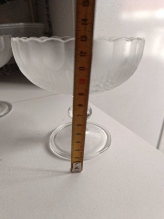 Copas de helado de cristal