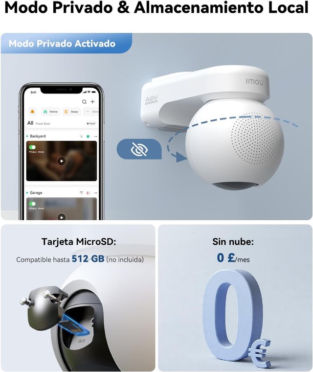 Fotocamera di Sorveglianza 6MP WiFi Solare Esterna 10000mAh