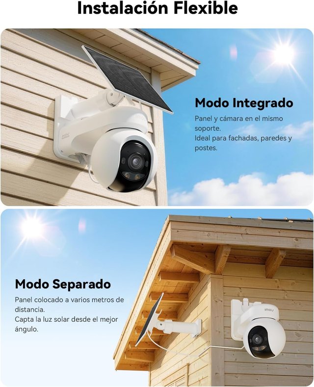 Fotocamera di Sorveglianza 6MP WiFi Solare Esterna 10000mAh
