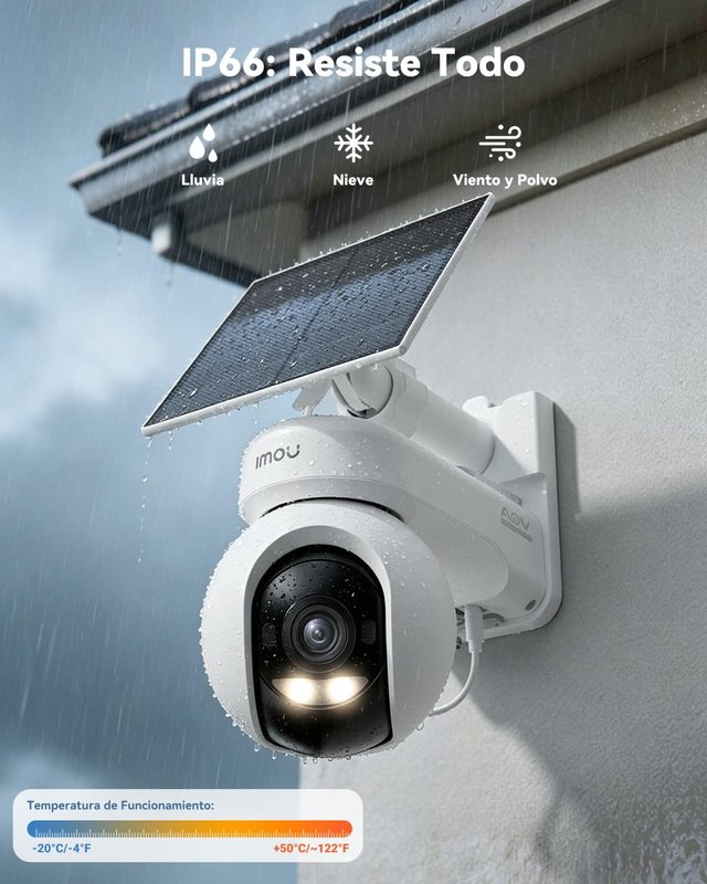 Fotocamera di Sorveglianza 6MP WiFi Solare Esterna 10000mAh