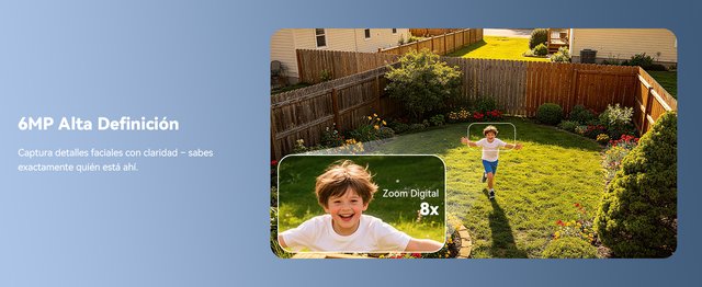 Fotocamera di Sorveglianza 6MP WiFi Solare Esterna 10000mAh