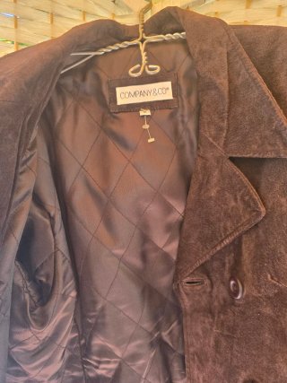 Chaqueta Ante Vintage COMPANY&CO Marrón