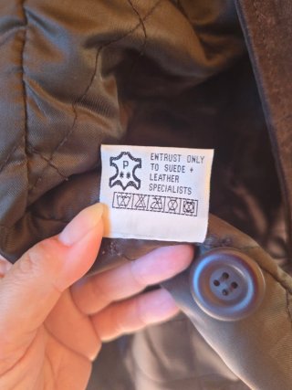 Chaqueta Ante Vintage COMPANY&CO Marrón