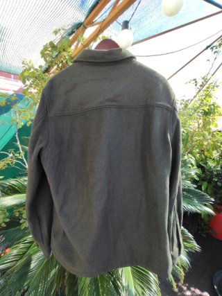 Chaquetón Mango Verde Hombre