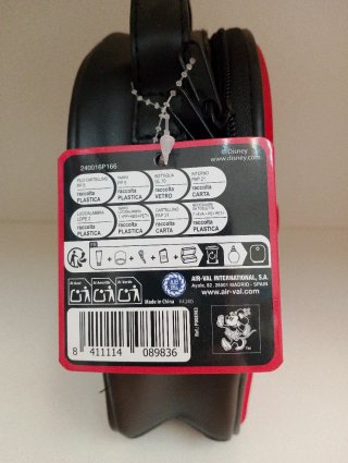 Neceser Minnie Mouse Disney Rojo y Negro