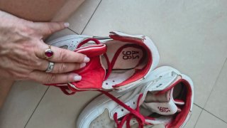 A.S. 98 Sneakers Blancas y Beige