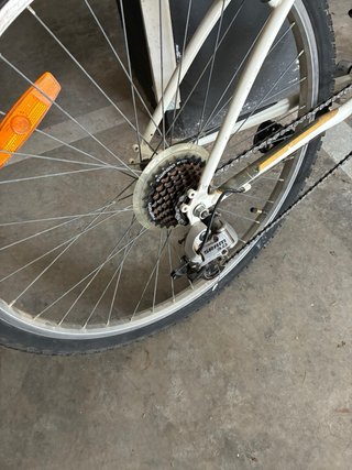 Bicicleta Decathlon 26 blanca