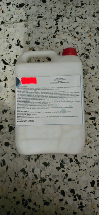 2 botes de hidrofugante masa 5 Litros