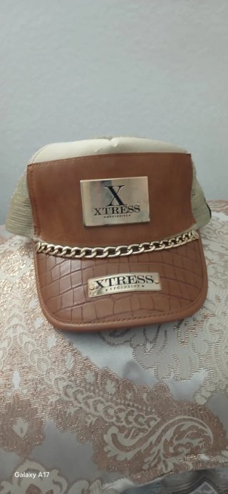 Gorra XTRESS Marrón y Dorada