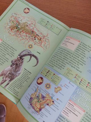 Atlas de España con animales