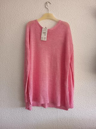 Jersey rosa El Corte Inglés Talla L