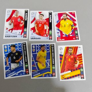 Cromos Mundial Lidl - Sabitzer, Vargas, Oblak, Tie