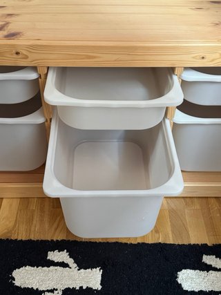 Mueble infantil Trofast IKEA pino 6 cajones