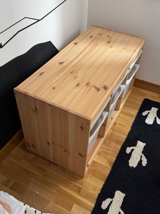 Mueble infantil Trofast IKEA pino 6 cajones